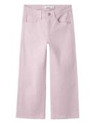 Nkfrose Wide Twi Pant 1115-Tp Noos Bottoms Jeans Wide Jeans Purple Nam...