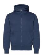 Bowman Logo Zip Hood Tops Sweatshirts & Hoodies Hoodies Blue Sail Raci...