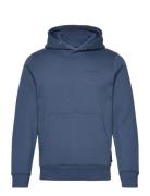 Bowman Logo Hood Tops Sweatshirts & Hoodies Hoodies Blue Sail Racing