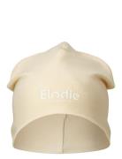 Logo Beanie - Oat White Accessories Headwear Hats Beanie Beige Elodie ...