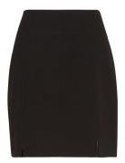 Mschcally Chana Hw Skirt Skirts Short Skirts Black MSCH Copenhagen