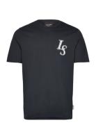 Emblem T-Shirt Tops T-Kortærmet Skjorte Navy Lyle & Scott