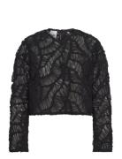 Reyne - Crochet Tulle Designers Blouses Long-sleeved Black Day Birger ...