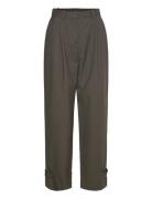 Butt D-Hem Wideleg Trousers Bottoms Trousers Suitpants Brown Mango