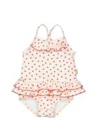 Swinnie Bathing Suit Badedragt Badetøj Red MarMar Copenhagen