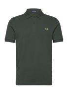 The Fred Perry Shirt Tops Polos Short-sleeved Khaki Green Fred Perry