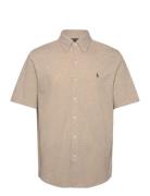 Featherweight Mesh Shirt Tops Shirts Short-sleeved Beige Polo Ralph La...