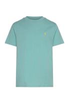 Cotton Jersey Crewneck Tee Tops T-Kortærmet Skjorte Green Ralph Lauren...