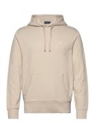 Loopback Fleece Hoodie Tops Sweatshirts & Hoodies Hoodies Cream Polo R...