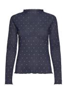 Fancy Jersey Minnie Top Tops T-shirts & Tops Long-sleeved Navy Mads Nø...