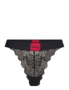 String Rl Lace G-streng Undertøj Black HUGO