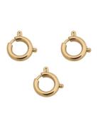 Spring Rings 3-Pack Halskæde Hængesmykke Gold Edblad