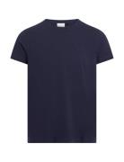 Stretch Slim Fit T-Shirt Tops T-Kortærmet Skjorte Navy Calvin Klein