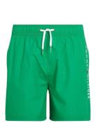 Medium Drawstring Badeshorts Green Tommy Hilfiger