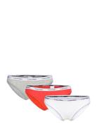 Bikini 3Pk Trusser, Tanga Briefs White Calvin Klein