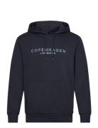 Copenhagen Sweat Hoodie Tops Sweatshirts & Hoodies Hoodies Navy Lindbe...