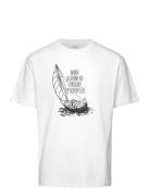 Sail T-Shirt Tops T-Kortærmet Skjorte White Makia