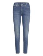 Mid Rise Skinny Bottoms Jeans Skinny Blue Calvin Klein Jeans