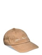 Casual Faded Cap Accessories Headwear Caps Beige Lexington Clothing