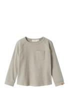 Nmmdias Ls Top Lil Tops T-shirts Long-sleeved T-Skjorte Grey Lil'Ateli...