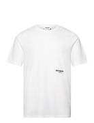 La Vie En Rose Embro Ss Tshirt Tops T-Kortærmet Skjorte White SIXTH JU...