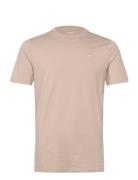 Hco. Guys Knits Tops T-Kortærmet Skjorte Beige Hollister