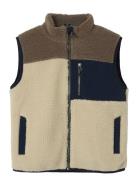 Nkmmonico Teddy Vest Foret Vest Cream Name It