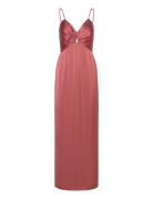 Patrizia Cut Out Slip Maxi Dress Designers Maxi Dress Pink Malina