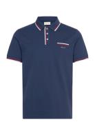 2-Col Tipping Ss Pique Polo Tops Polos Short-sleeved Navy GANT