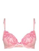 Beau Pp Lingerie Bras & Tops Push Up Bras Pink Hunkemöller