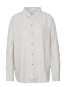 Barbour Hampton Shirt Tops Shirts Long-sleeved Cream Barbour