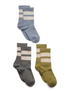 Anker Socks - 3-Pack Socks & Tights Socks Blue Mp Denmark