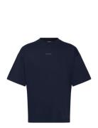 Wbbeam Base Tee Designers T-Kortærmet Skjorte Navy Woodbird