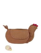 Basket Chicken Toffee Home Kids Decor Storage Storage Baskets Brown Lo...