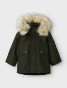 Nmmmillo Parka Jacket Long Fo Noos Parka Jakke Black Name It