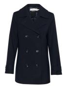 Ulrykaiw Sailor Coat Uldfrakke Frakke Navy InWear