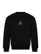 Sweatshirt Tops Sweatshirts & Hoodies Sweatshirts Black Armani Exchang...