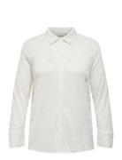 Carrosil Ls Lace Shirt Jrs Tops Shirts Long-sleeved White ONLY Carmako...