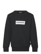 K B-Chamois C S Tops Sweatshirts & Hoodies Sweatshirts Black Napapijri