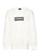 K B-Chamois C S Tops Sweatshirts & Hoodies Sweatshirts Cream Napapijri