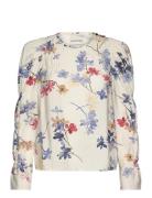 Frewin Tops Blouses Long-sleeved Cream Munthe