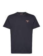 Morris Jersey Tee Designers T-Kortærmet Skjorte Navy Morris