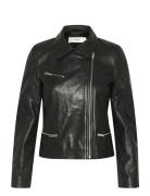 Wennaiw Biker Jacket Læderjakke Skindjakke Black InWear