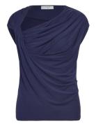 Dante6-Vicente Twist Detail Jersey Top Tops T-shirts & Tops Sleeveless...