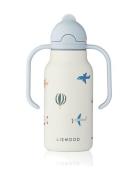 Kimmie Water Bottle 250 Ml Home Meal Time Blue Liewood