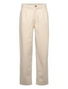 Presley Cotton Twill Bottoms Trousers Casual Cream Rue De Tokyo