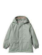 Thermo Rain Coat Aju Outerwear Rainwear Jackets Green Wheat