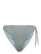 Recycled: Striped Bikini Briefs Swimwear Bikinis Bikini Bottoms Side-t...