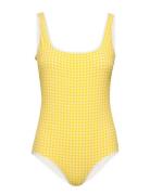 Esther Swimsuit Badedragt Badetøj Yellow Morris Lady