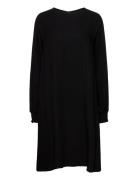 Nominal Long Sleeve Dress Knælang Kjole Black Makia